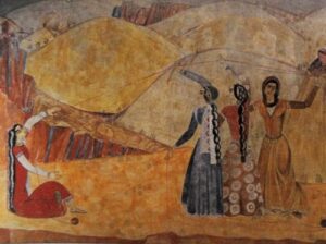 صة جدارية كادت أن تُفقد بعد زلزال ١٩٨٨